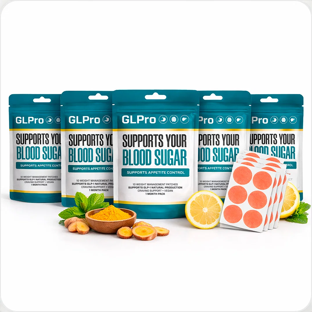 GLPro Patches pouches with botanical ingredients